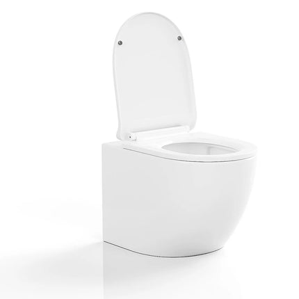 WC suspendu sans bride blanc brillant - 36 cm - Les Essentiels DS CONCEPT