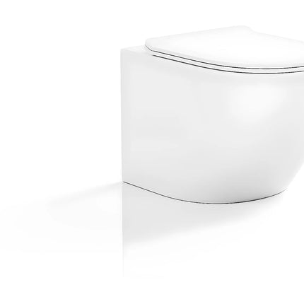 WC suspendu sans bride blanc brillant - 36 cm - Les Essentiels DS CONCEPT