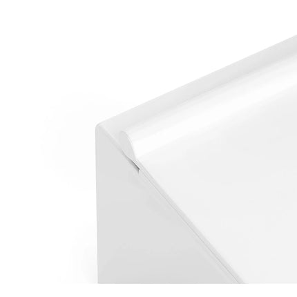 WC suspendu sans bride avec bâti-support et plaque double touche - Blanc - 35,5 cm - Les Essentiels