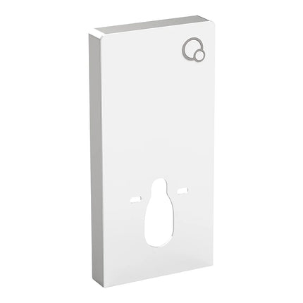 WC suspendu sans rebord avec bâti-support décoratif - Blanc brillant - 36 cm - Les Essentiels