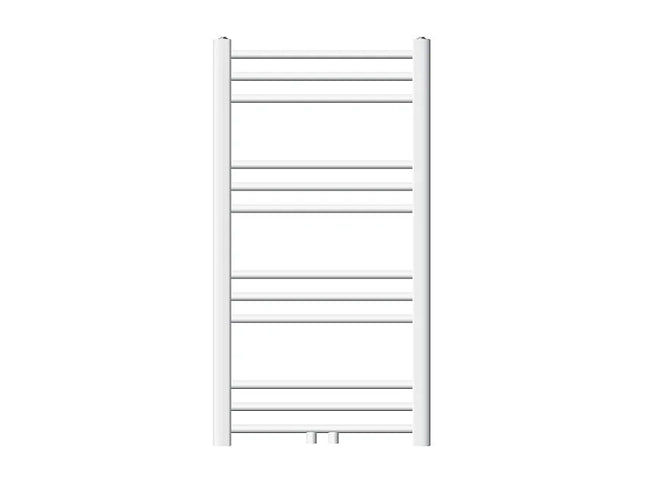 Sèche-serviettes chauffant design épuré blanc 50 cm DS CONCEPT