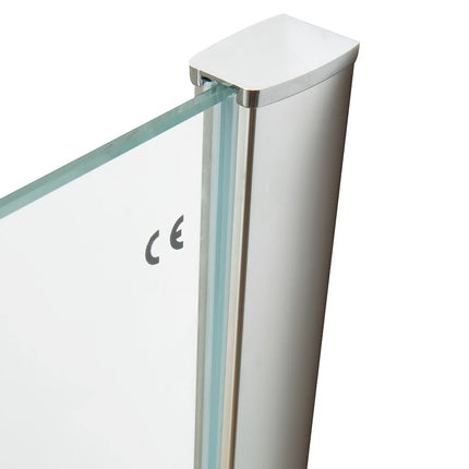 Paroi de douche sérigraphiée - Transparent - 140 cm - PAULINA III