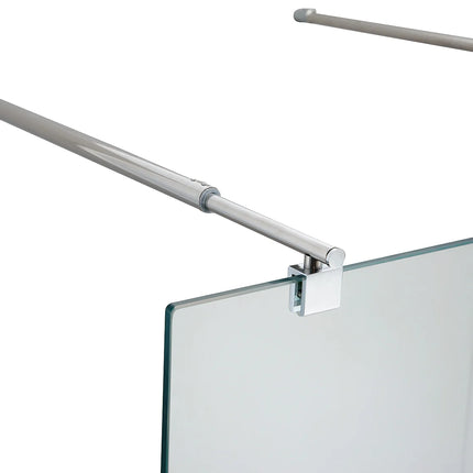 Paroi de douche sérigraphiée - Transparent - 140 cm - PAULINA III