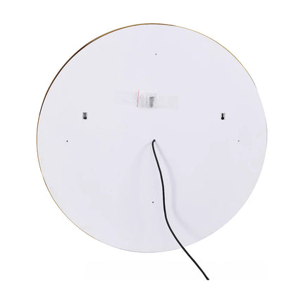 Miroir lumineux rond doré avec LED - 80 cm - NUMEA