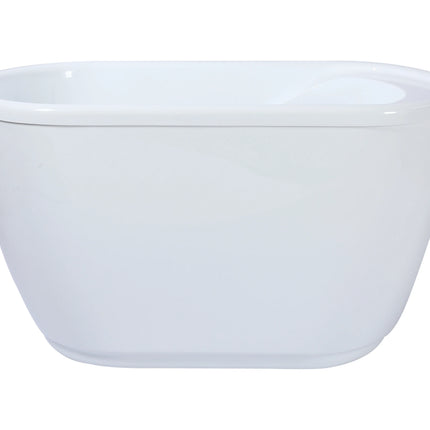 Baignoire sabot - 120 x 75 x 65 cm - Blanche - 165 L - PICCOLA