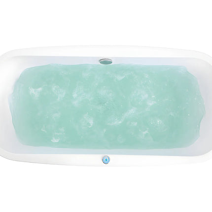 Baignoire balnéo avec LED intégrées - Blanc - 150 cm - SIRGAO