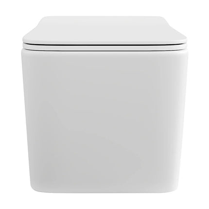 WC suspendu sans bride finition mate - blanc - 35,5 cm - Les Essentiels CLEMONA