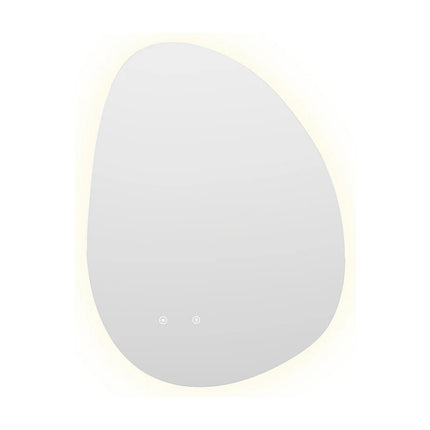 Miroir lumineux asymétrique anti-buée - Transparent - 60 cm - INACIA