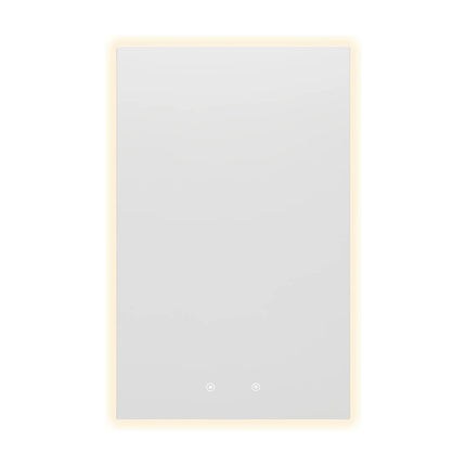 Miroir lumineux rectangulaire avec éclairage LED et anti-buée - Transparent - 50 cm - Les Astucieux by DS CONCEPT