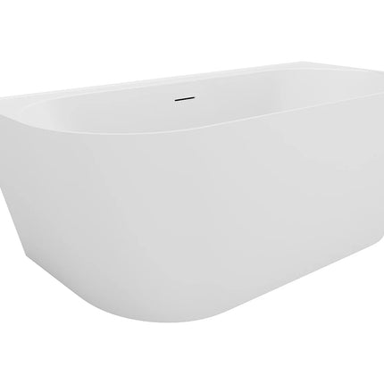 Baignoire ovale finition mate - Blanc mat - 75 cm - AMOBIA