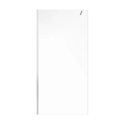 Paroi de douche à l'italienne design industriel léger - Argenté - 120 cm - Les Essentiels