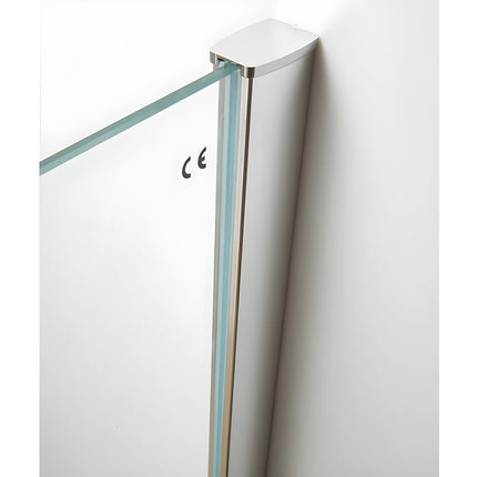 Paroi de douche à l'italienne sérigraphiée - Transparent - 140 cm - DANNA