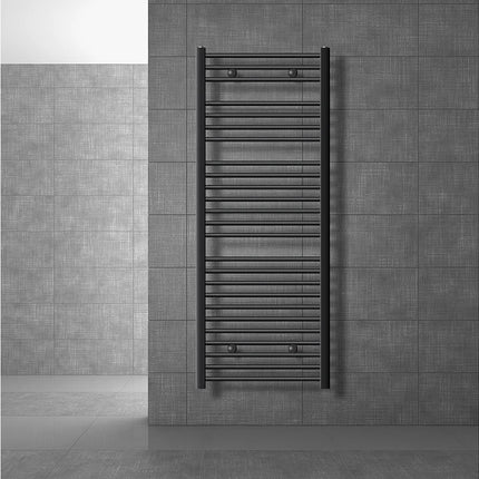 Sèche-serviettes à inertie fluide anthracite - 60 cm - DS CONCEPT