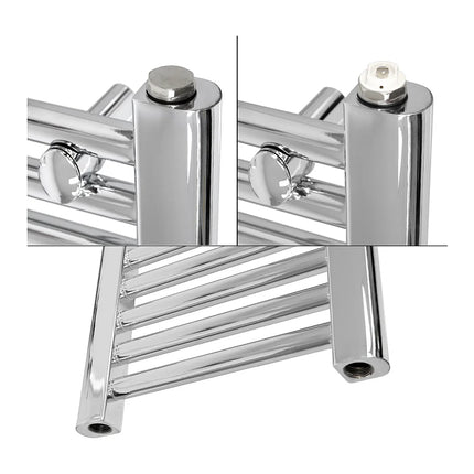 Radiateur sèche-serviettes électrique finition chromée - 50 cm - DS CONCEPT