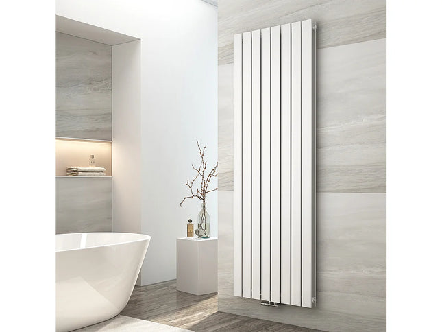 Radiateur eau chaude double couche mural blanc 62 cm EMKE