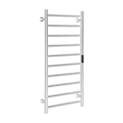 Sèche-serviettes électrique avec double système chauffant - Argent - 105 cm - DS CONCEPT