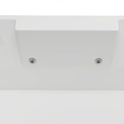 Baignoire balnéo angle droit avec 2 places - Blanc - 182 cm - THALASSA