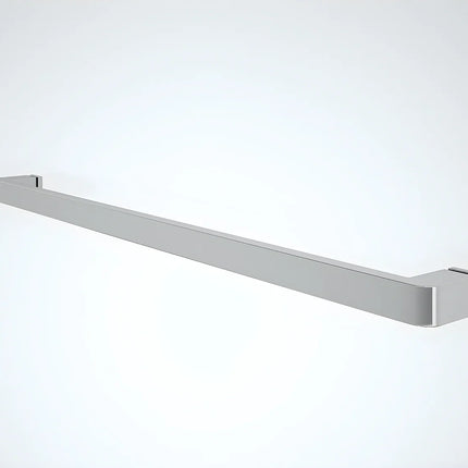 Paroi de douche à l'italienne design industriel avec porte-serviette - Argenté - 120 cm - Les Astucieux