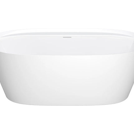 Baignoire îlot ovale finition brillante - Blanche - 160 cm - FORIMI