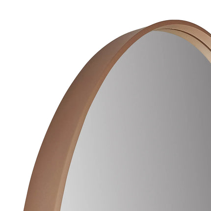 Miroir rond lumineux avec éclairage LED et anti-buée - Rose gold - 60 cm - CERALUMA