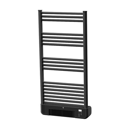 Radiateur sèche-serviettes électrique double chauffage avec contrôle WiFi - Noir - 54 cm - NTW-11 TURBO