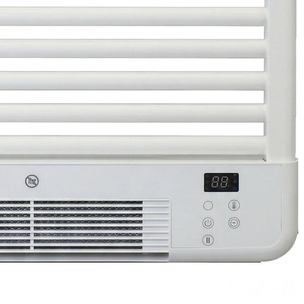 Radiateur sèche-serviettes électrique double chauffage avec contrôle WiFi - Blanc - 54 cm - NTW-11 TURBO