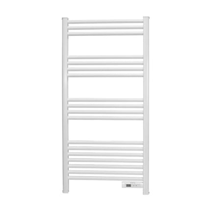 Sèche-serviettes électrique avec minuterie - Blanc Mat - 54 cm - DS CONCEPT