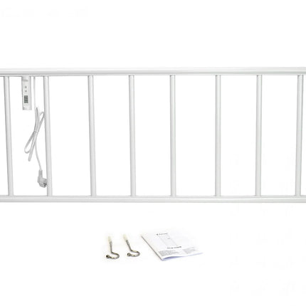 Sèche-serviettes électrique design en forme d’échelle - Blanc - 54 cm - NTW STAIR