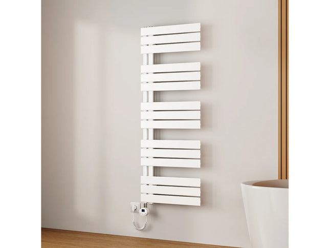 Radiateur sèche-serviettes électrique gris anthracite connecté WiFi - 159,9 cm - EMKE