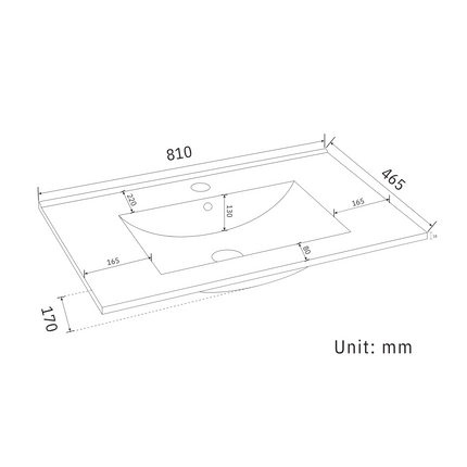 Ensemble meuble de salle de bain suspendu finition chêne chaud avec lavabo en marbre minéral blanc - 80 cm - Verona