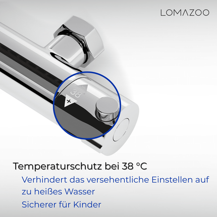 Kit de douche thermostatique avec pommeau multifonction - DS CONCEPT Cielo