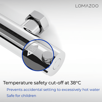 Kit de douche thermostatique avec pommeau multifonction - DS CONCEPT Cielo