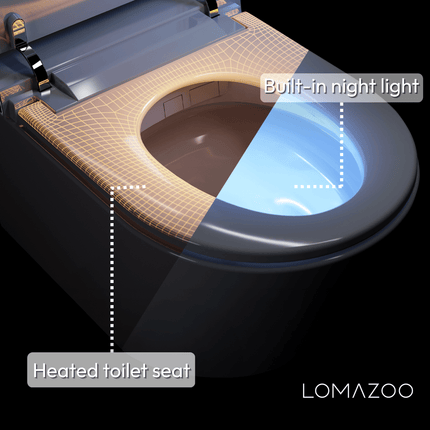 Toilettes intelligentes suspendues avec bidet intégré - blanche - Nexis