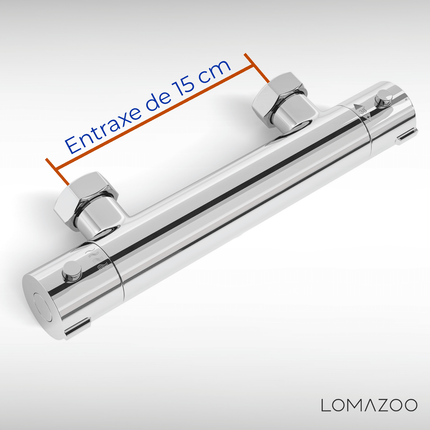 Kit de douche thermostatique avec pommeau multifonction - DS CONCEPT Cielo