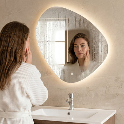 Miroir LED avec fonction anti-buée - 60 x 60 cm - GENEVA