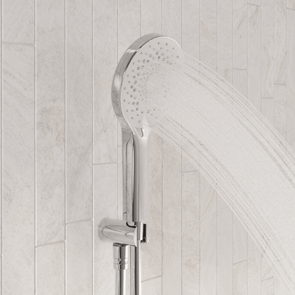 Douche encastrée chrome avec tête pluie - 30 cm - Cassia