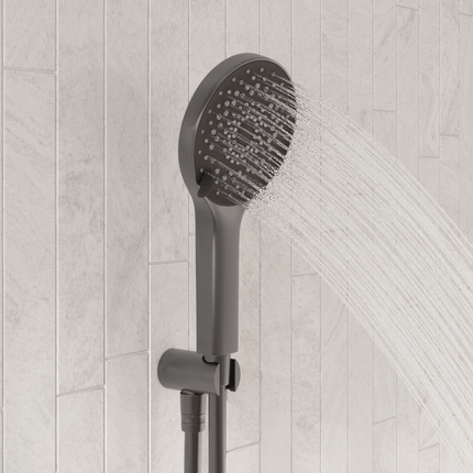 Douche encastrée finition Gun Metal - 30 cm - Cyra