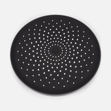 Douche encastrée finition Gun Metal - 30 cm - Cyra