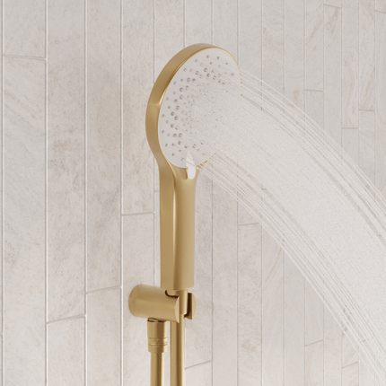 Douche encastrée finition or brossé - 30 cm - Mistral