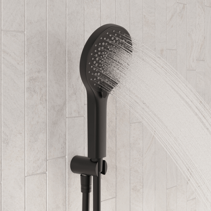 Douche encastrée finition noir mat - 30 cm - Vayne