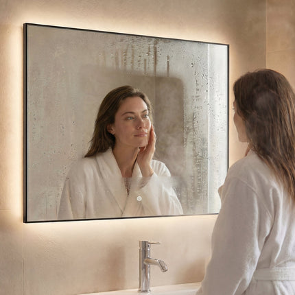 Miroir LED avec fonction anti-buée - 80 x 60 cm - LYON