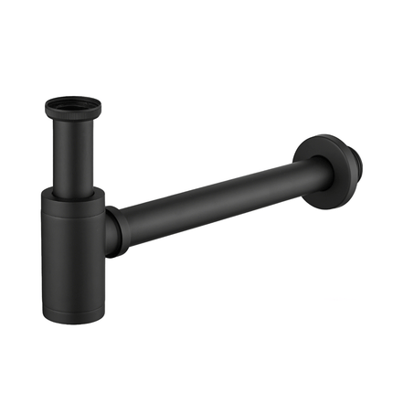Siphon lavabo finition noir mat - 4,4 cm - DS CONCEPT