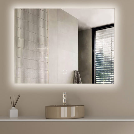 Miroir LED avec fonction anti-buée - 80 cm - Bryce