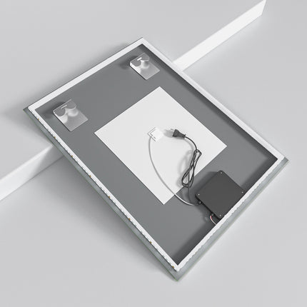 Miroir de salle de bains LED anti-buée - 80 x 60 cm - Cannes
