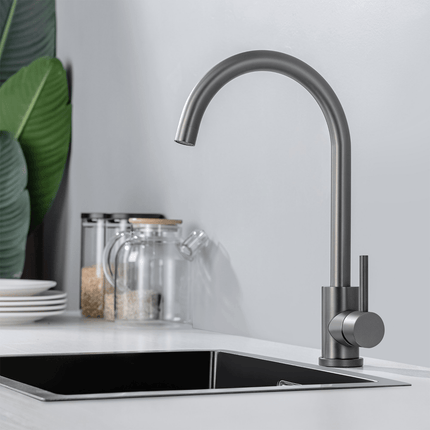 Mitigeur de cuisine finition Gun Metal - DS CONCEPT