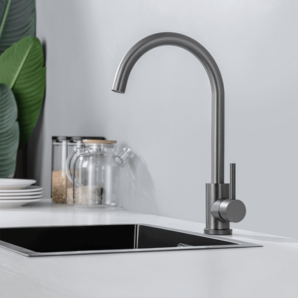 Mitigeur de cuisine finition Gun Metal - DS CONCEPT