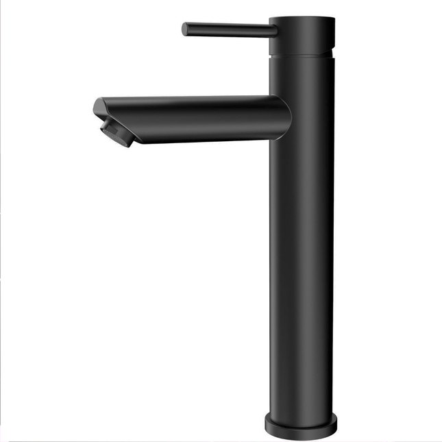Robinet de lavabo noir avec vasque à poser - Ceres