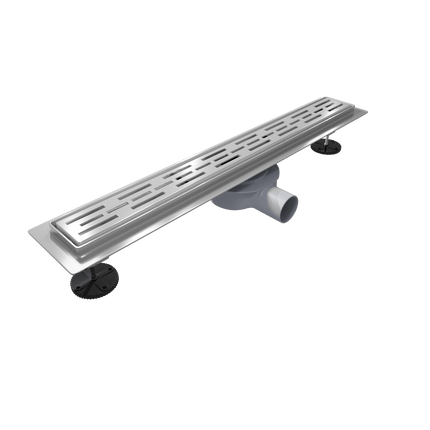 Caniveau de douche en acier inoxydable brossé - 60 cm - DS CONCEPT