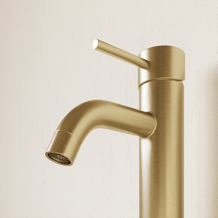 Robinet de lavabo avec finition or brossé - DS CONCEPT Elara
