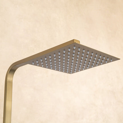 Douche pluie avec mitigeur thermostatique - Or - Étoile